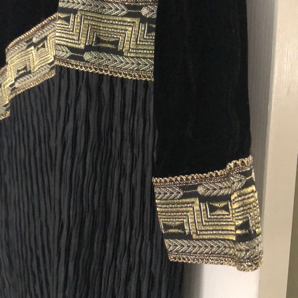 Vintage Neiman Marcus Dress, black velvet - Picture 1 of 8
